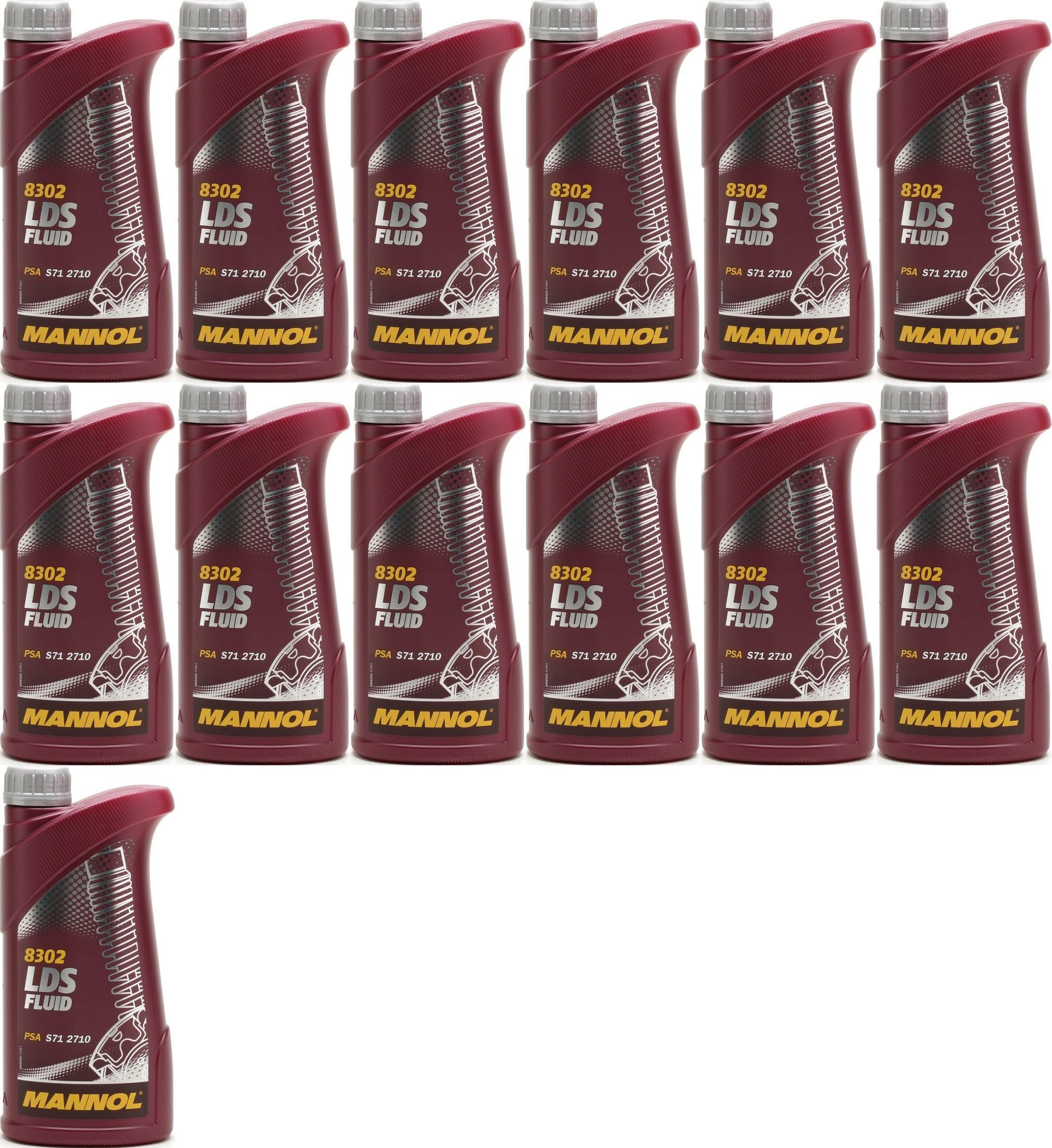 MANNOL LDS Fluid Hydrauliköl 13x 1l = 13 Liter