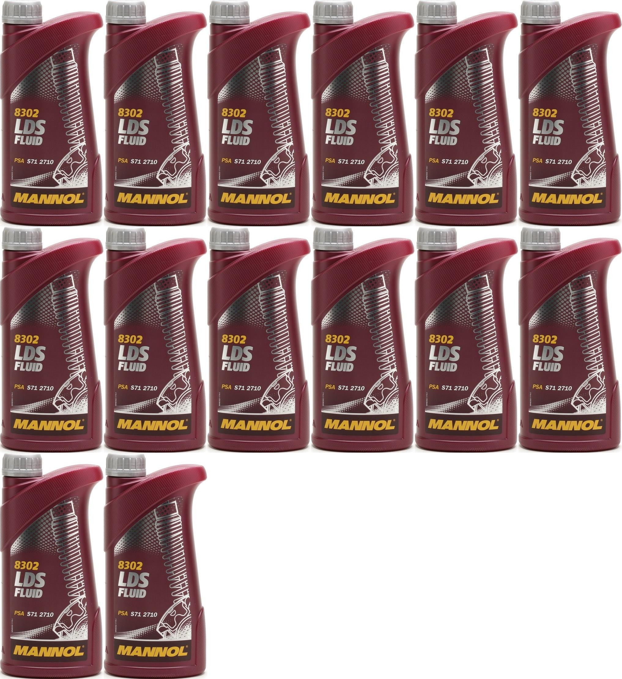 MANNOL LDS Fluid Hydrauliköl 14x 1l = 14 Liter