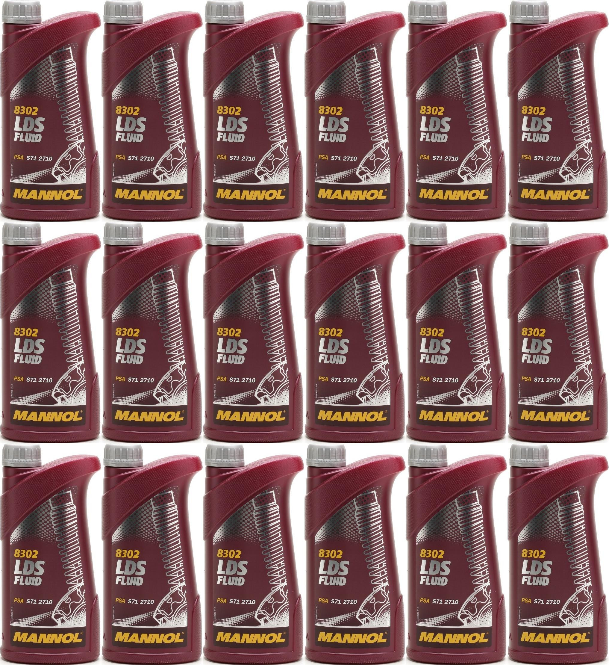 MANNOL LDS Fluid Hydrauliköl 18x 1l = 18 Liter