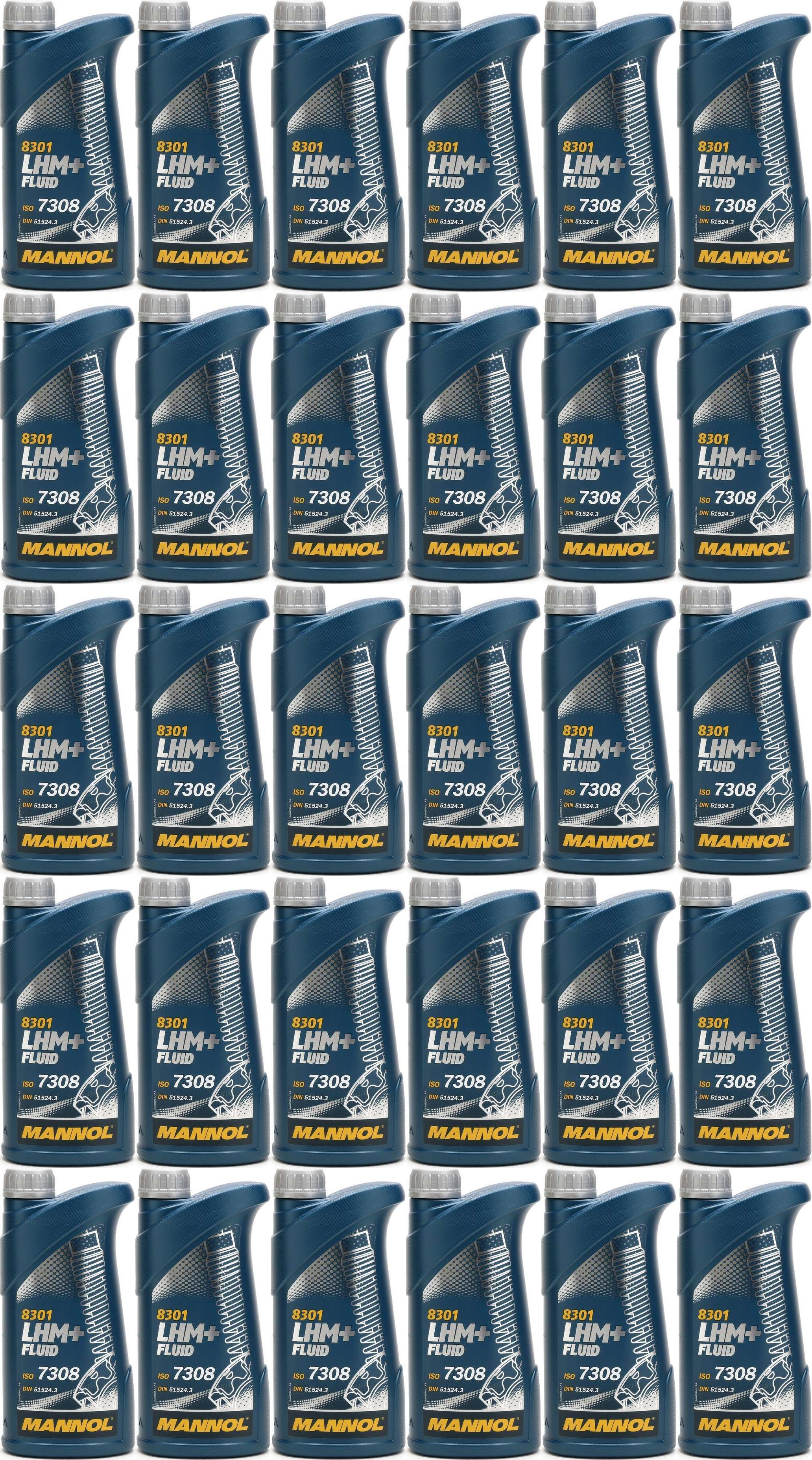 MANNOL LHM+ Fluid Hydrauliköl 30x 1l = 30 Liter