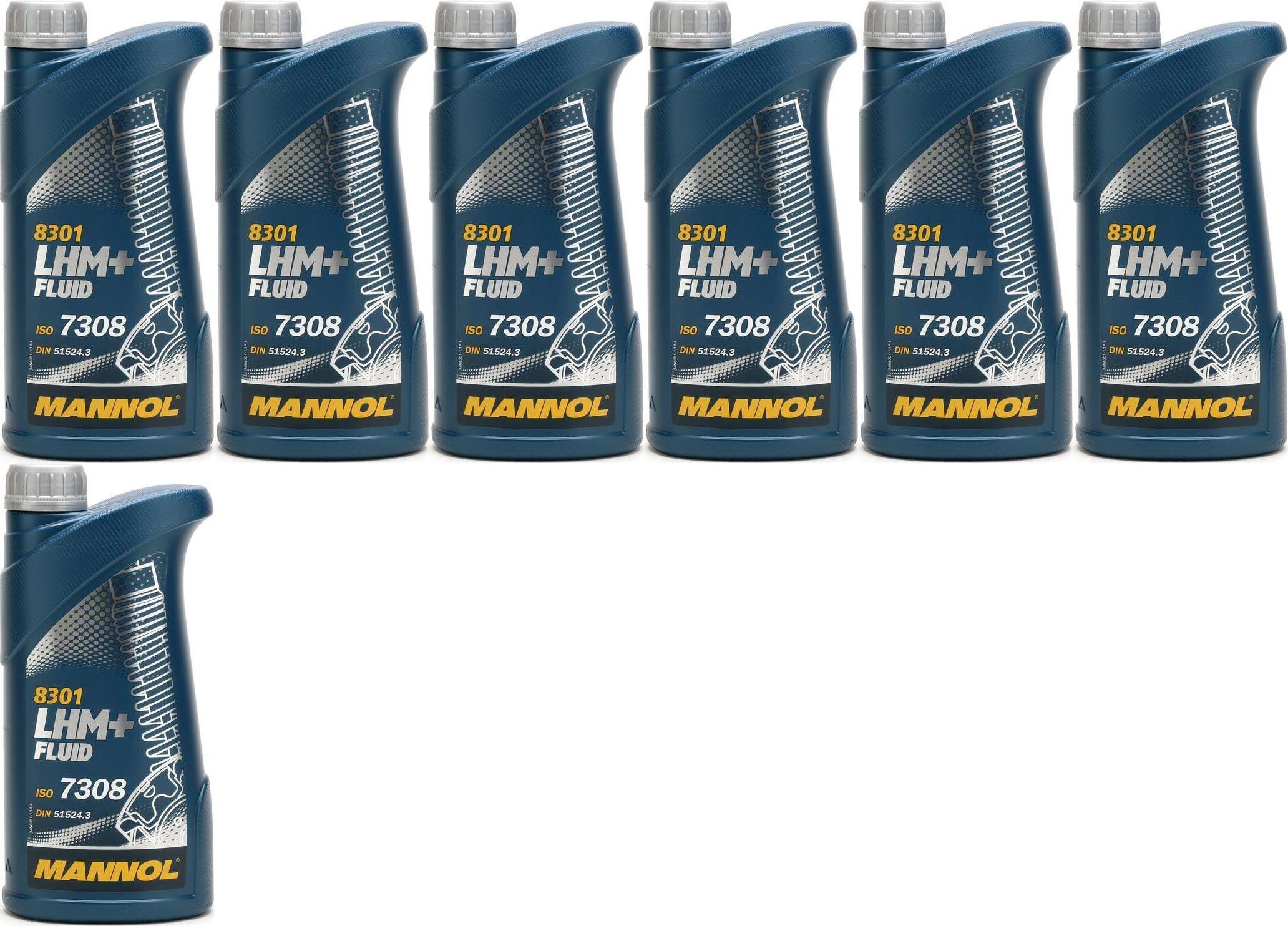 MANNOL LHM+ Fluid Hydrauliköl 7x 1l = 7 Liter
