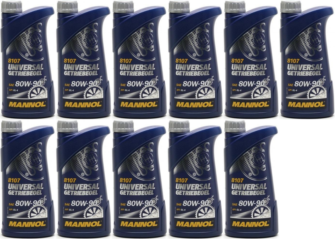 MANNOL Universal Getriebeöl 80W-90 API GL 4 11x 1l = 11 Liter