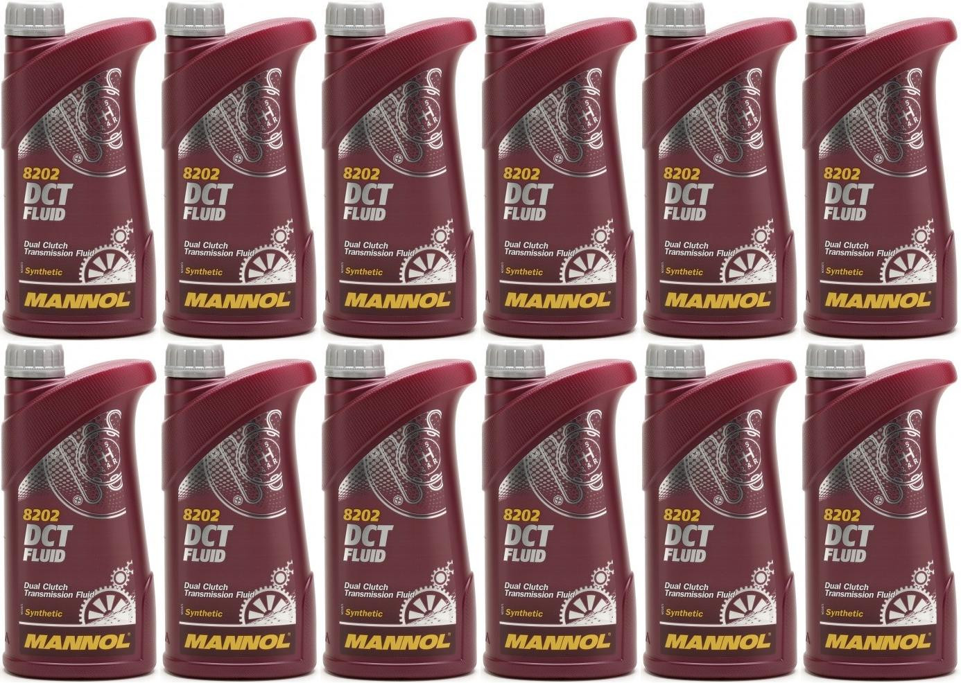 MANNOL 8202 DCT Fluid (Doppelkupplungsgetriebeöl) 12x 1l = 12 Liter