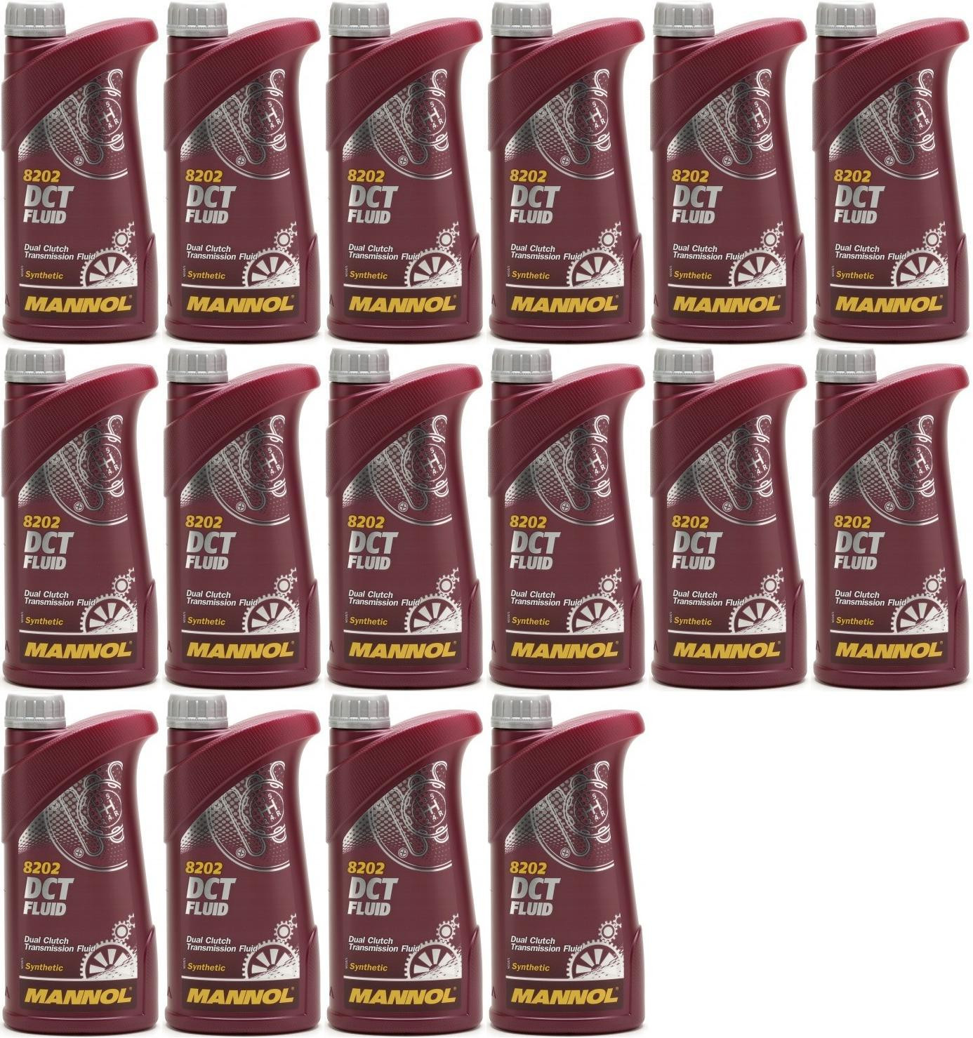 MANNOL 8202 DCT Fluid (Doppelkupplungsgetriebeöl) 16x 1l = 16 Liter