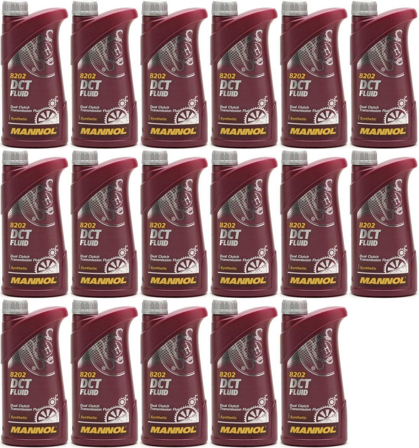 MANNOL 8202 DCT Fluid (Doppelkupplungsgetriebeöl) 17x 1l = 17 Liter
