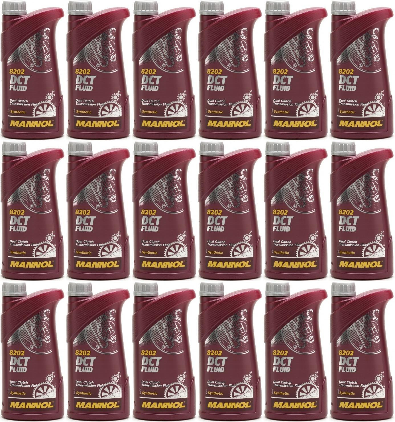 MANNOL 8202 DCT Fluid (Doppelkupplungsgetriebeöl) 18x 1l = 18 Liter