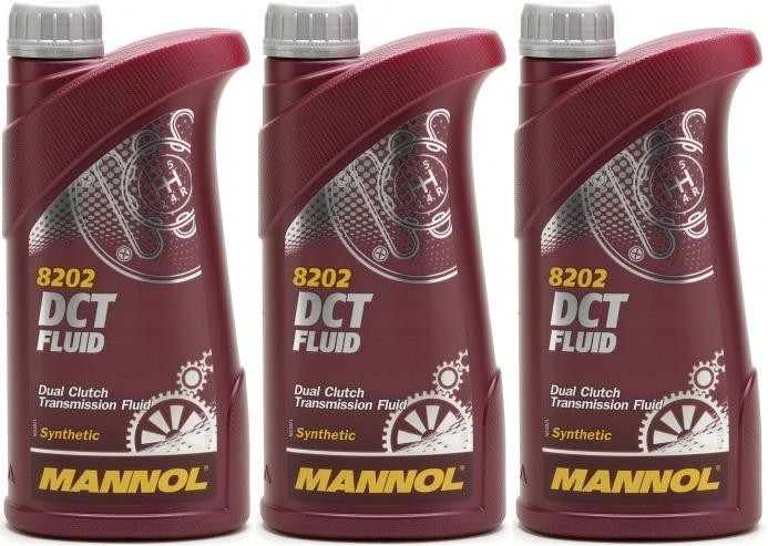 MANNOL 8202 DCT Fluid (Doppelkupplungsgetriebeöl) 3x 1l = 3 Liter