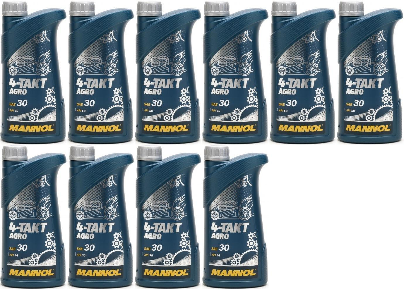 MANNOL 4-Takt Agro SAE 30 10x 1l = 10 Liter