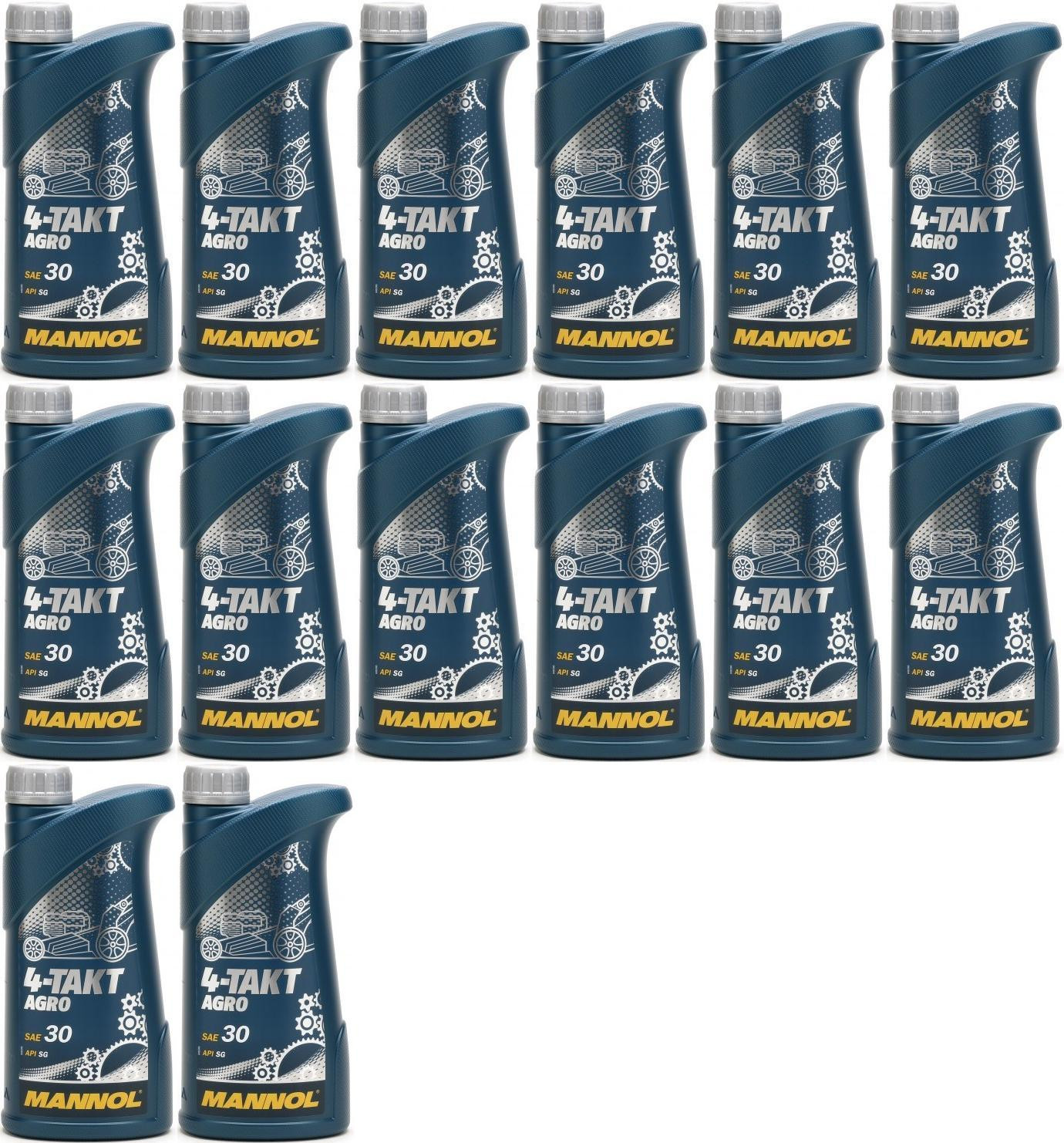 MANNOL 4-Takt Agro SAE 30 14x 1l = 14 Liter