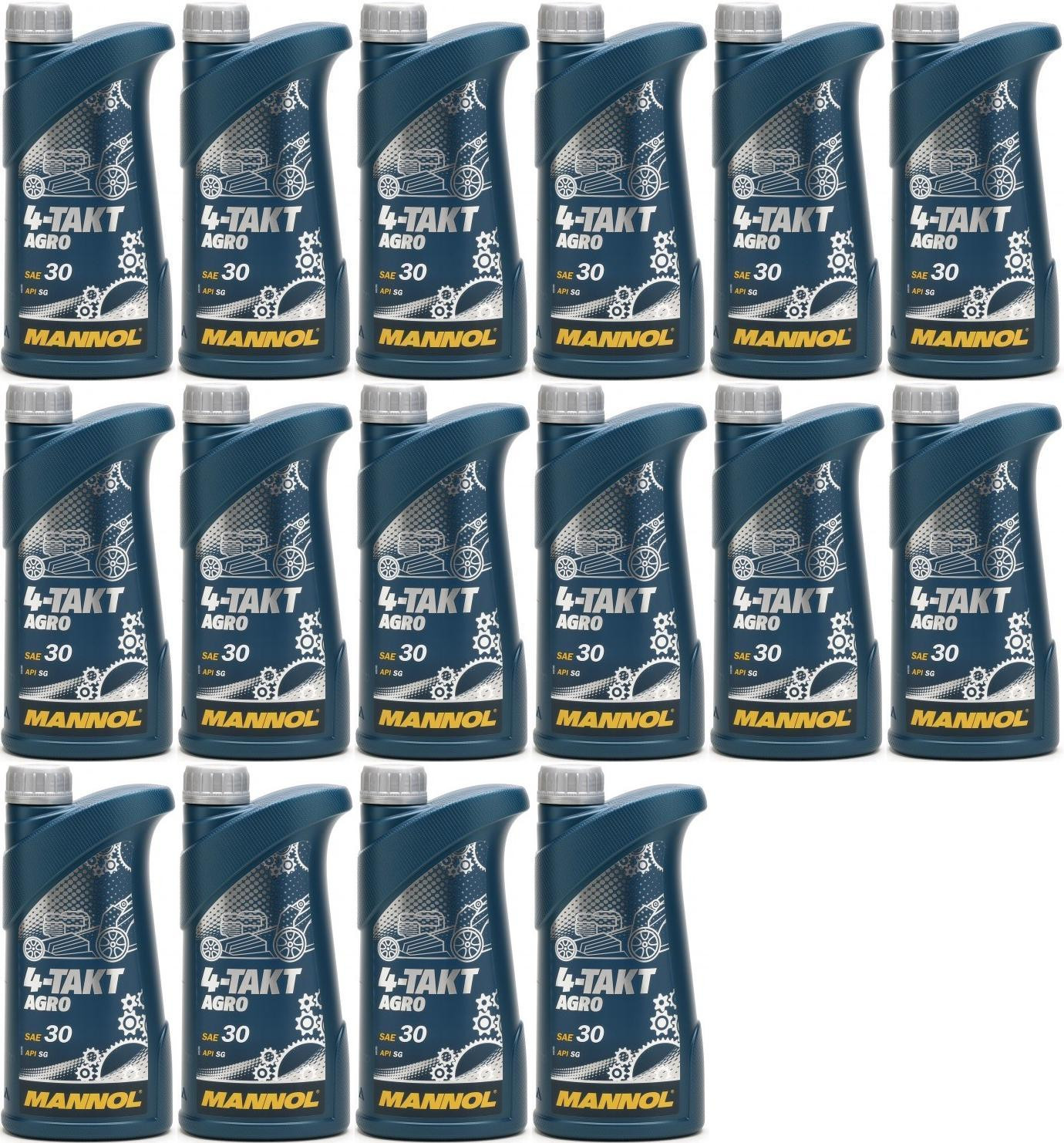 MANNOL 4-Takt Agro SAE 30 16x 1l = 16 Liter