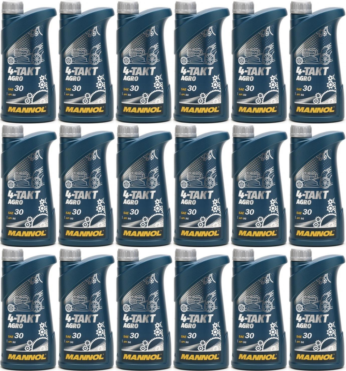 MANNOL 4-Takt Agro SAE 30 18x 1l = 18 Liter