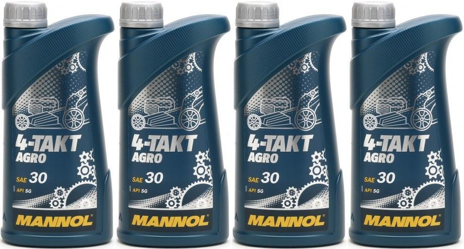 MANNOL 4-Takt Agro SAE 30 4x 1l = 4 Liter