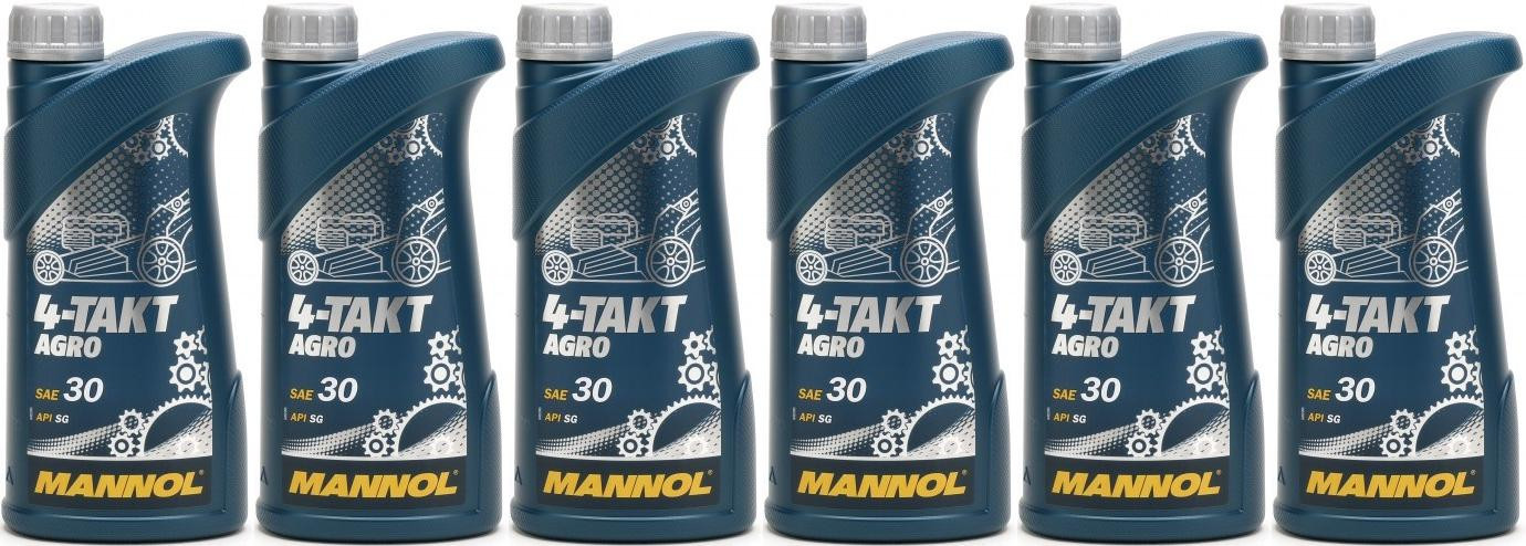 MANNOL 4-Takt Agro SAE 30 6x 1l = 6 Liter