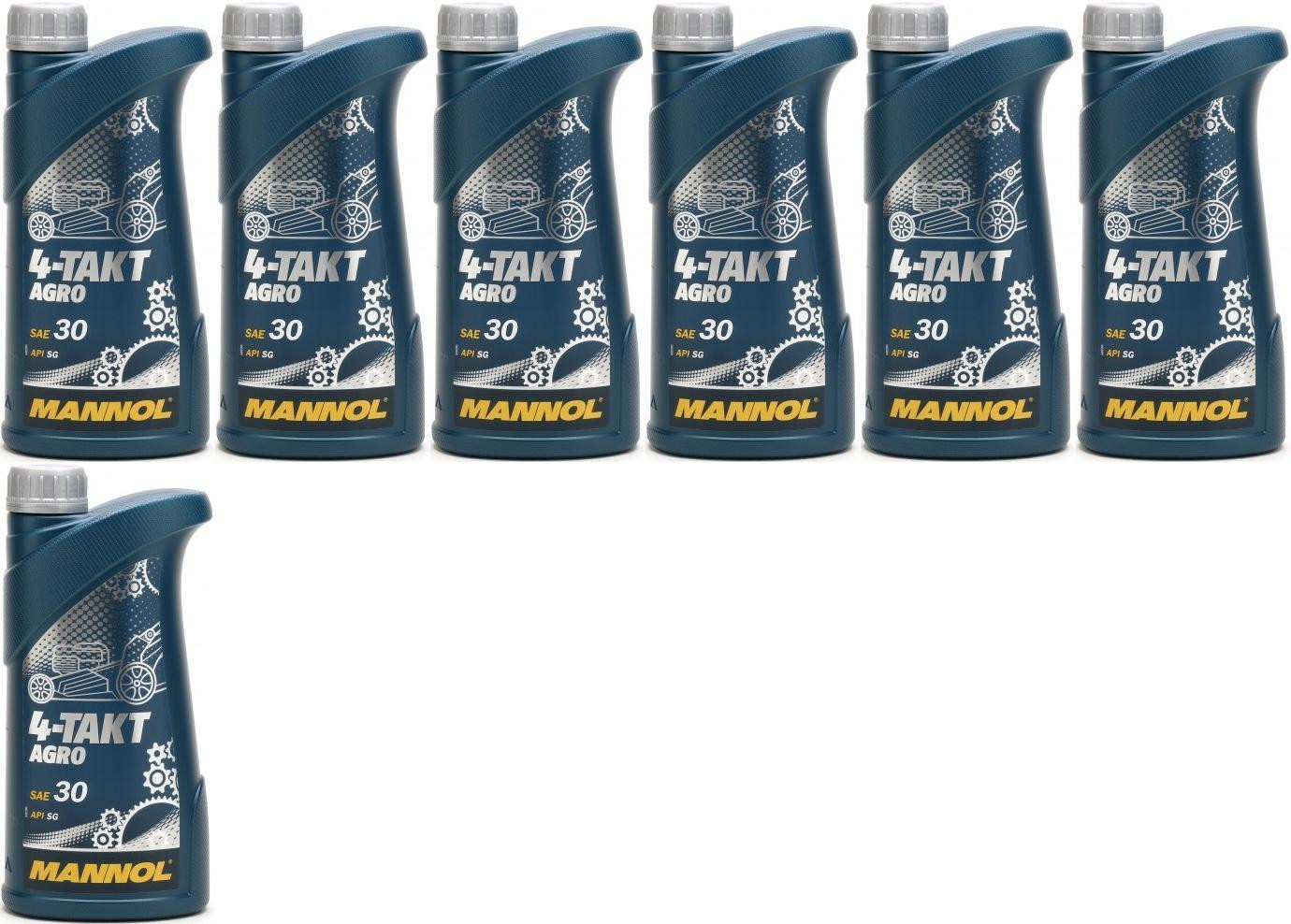MANNOL 4-Takt Agro SAE 30 7x 1l = 7 Liter