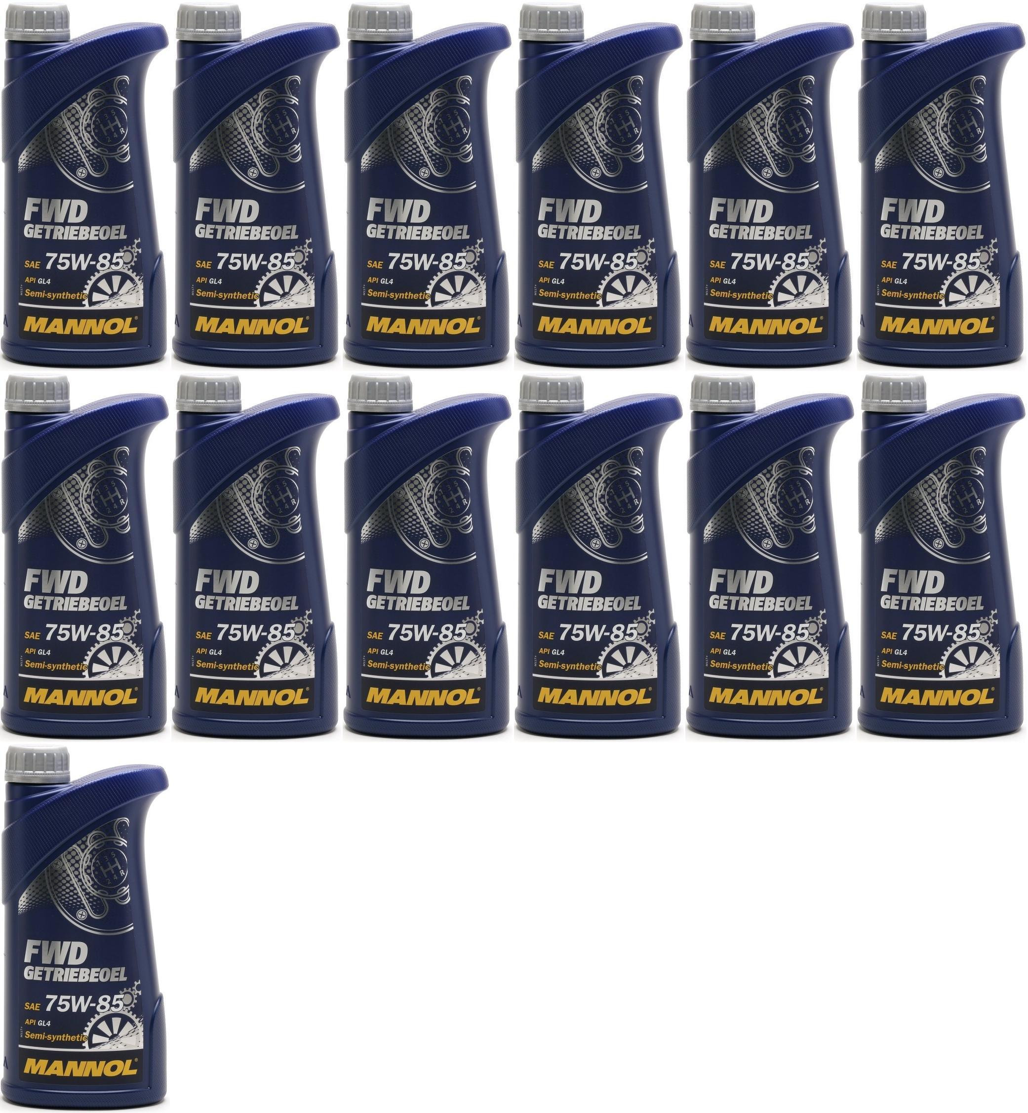MANNOL FWD Getriebeöl 75W-85 API GL 4 13x 1l = 13 Liter