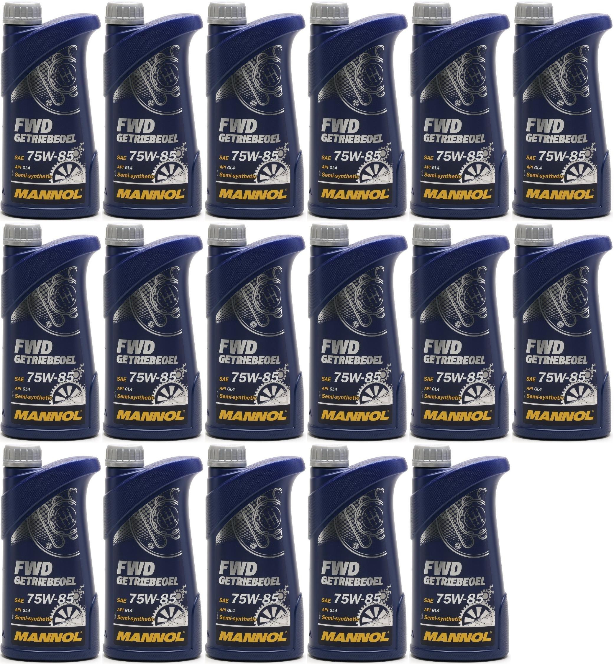 MANNOL FWD Getriebeöl 75W-85 API GL 4 17x 1l = 17 Liter