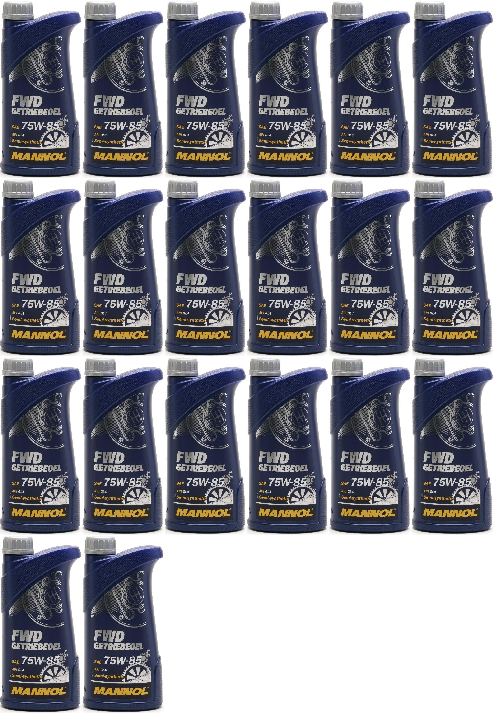 MANNOL FWD Getriebeöl 75W-85 API GL 4 20x 1l = 20 Liter