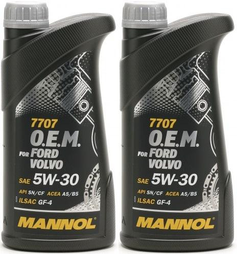 MANNOL 7707 O.E.M. 5W-30 Motoröl (Volvo/Ford) 2x 1l = 2 Liter
