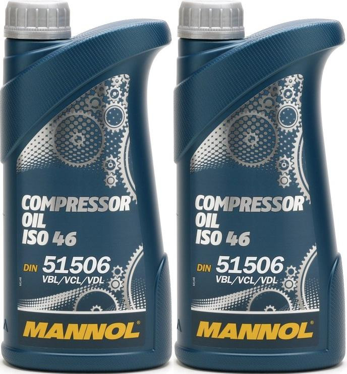 MANNOL Compressor Oil ISO 46 2x 1l = 2 Liter