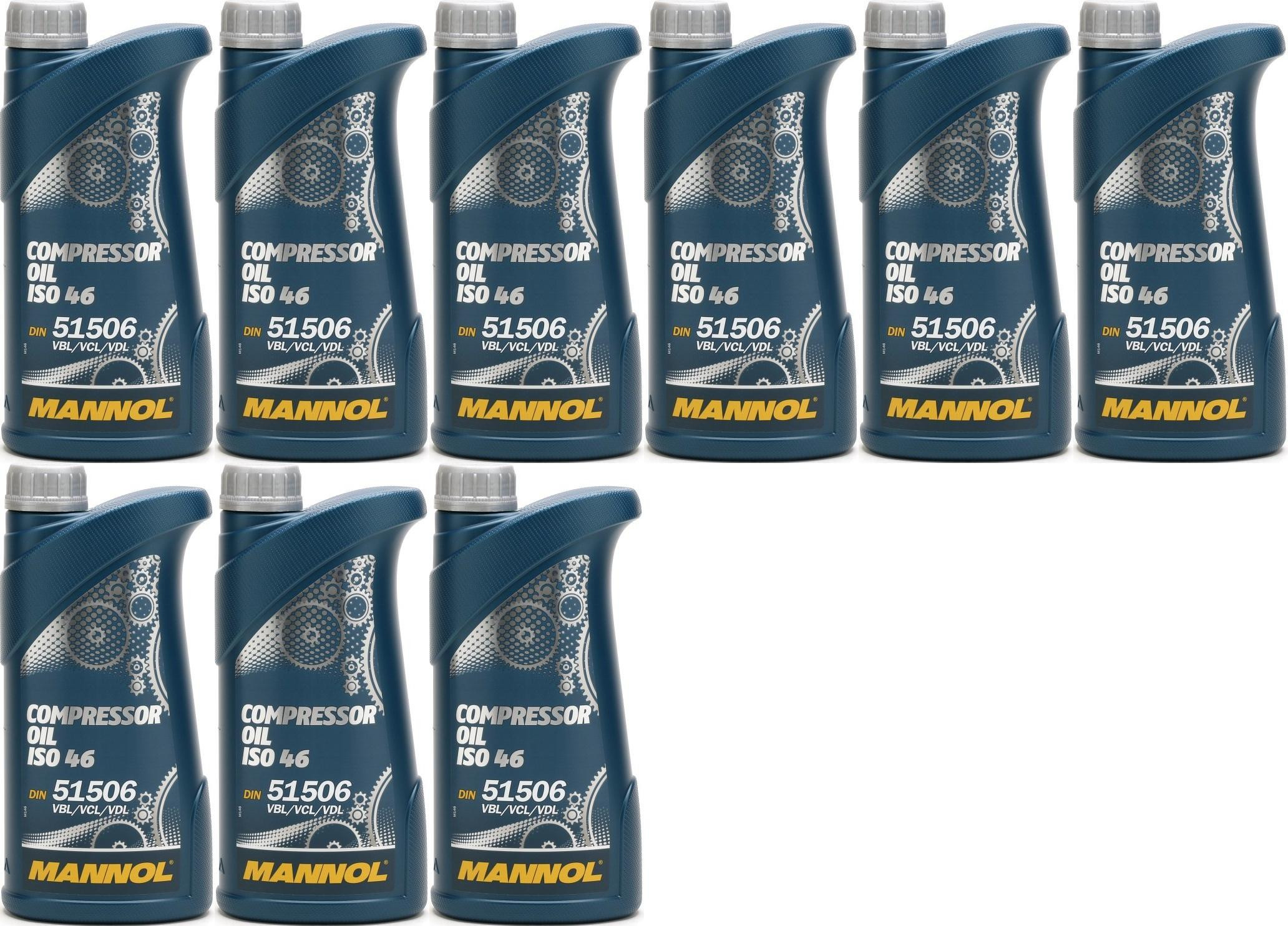 MANNOL Compressor Oil ISO 46 9x 1l = 9 Liter
