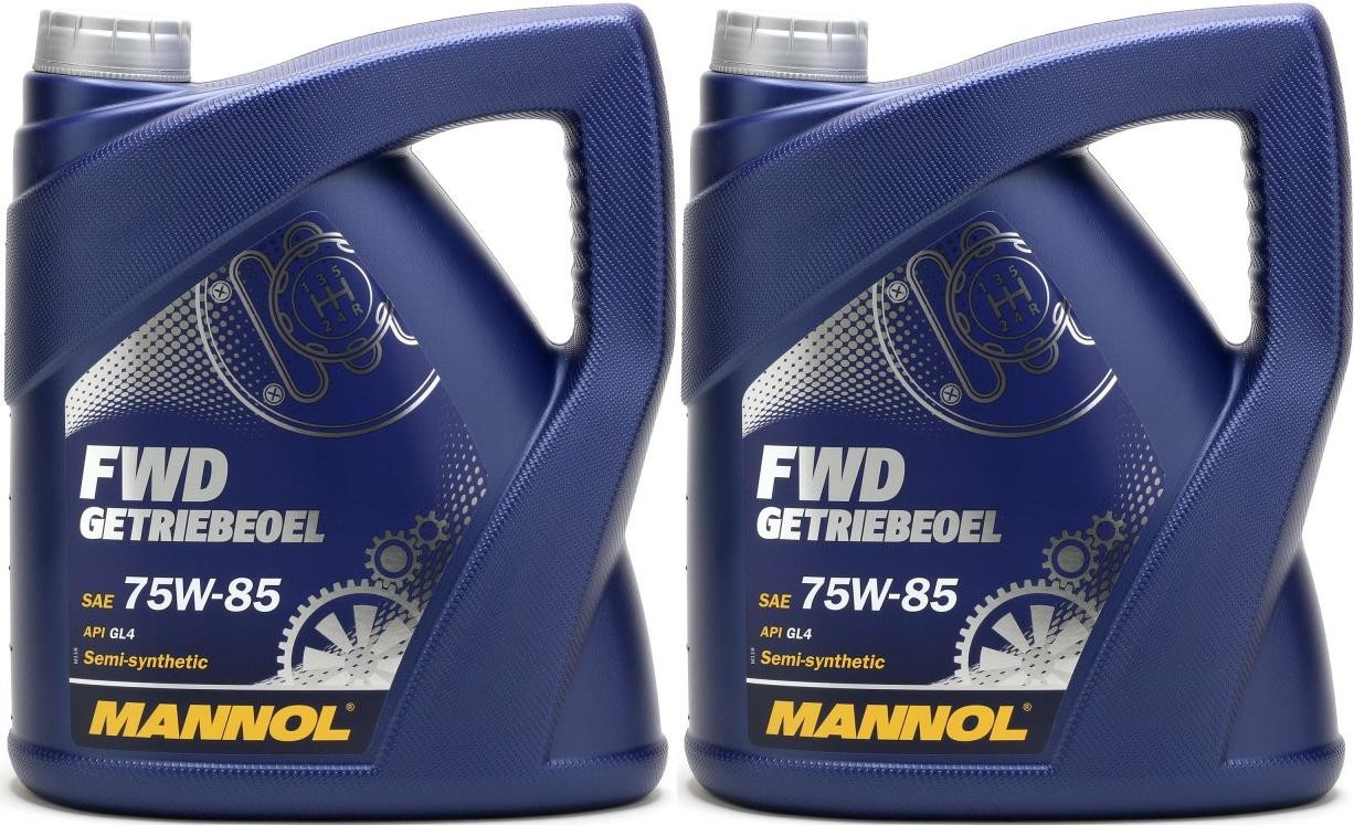 MANNOL FWD Getriebeöl 75W-85 API GL 4 2x 4l = 8 Liter