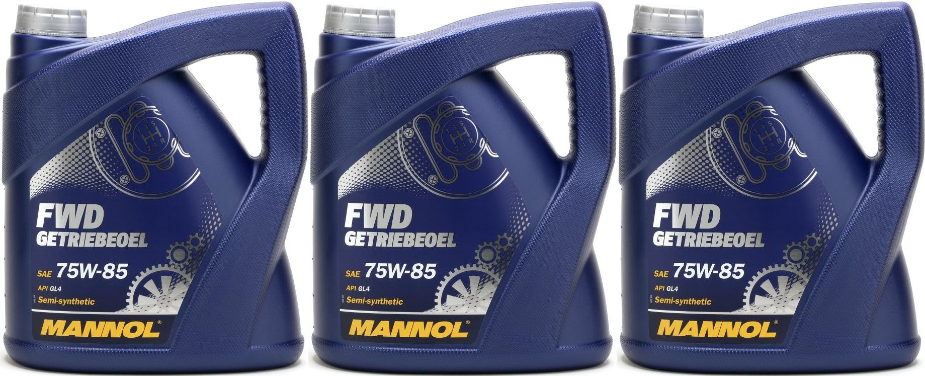 MANNOL FWD Getriebeöl 75W-85 API GL 4 3x 4l = 12 Liter