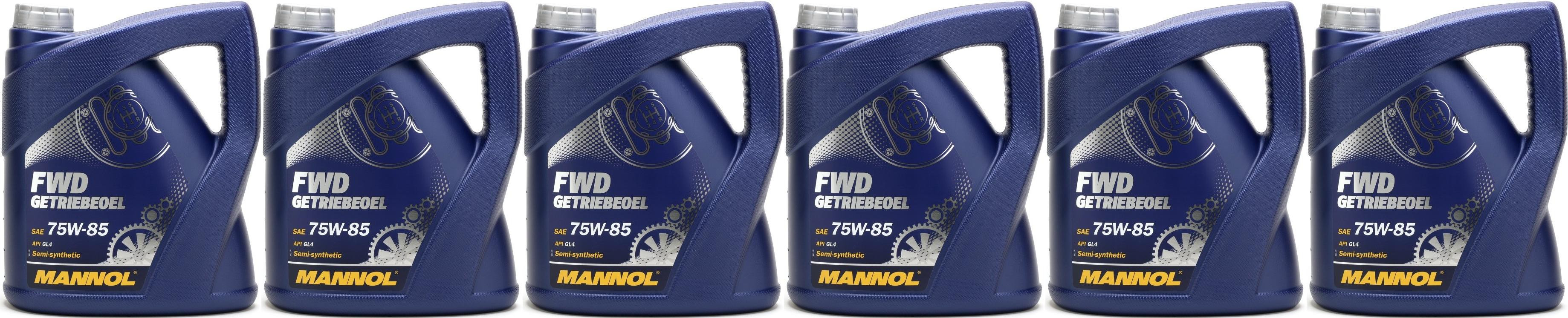 MANNOL FWD Getriebeöl 75W-85 API GL 4 6x 4l = 24 Liter