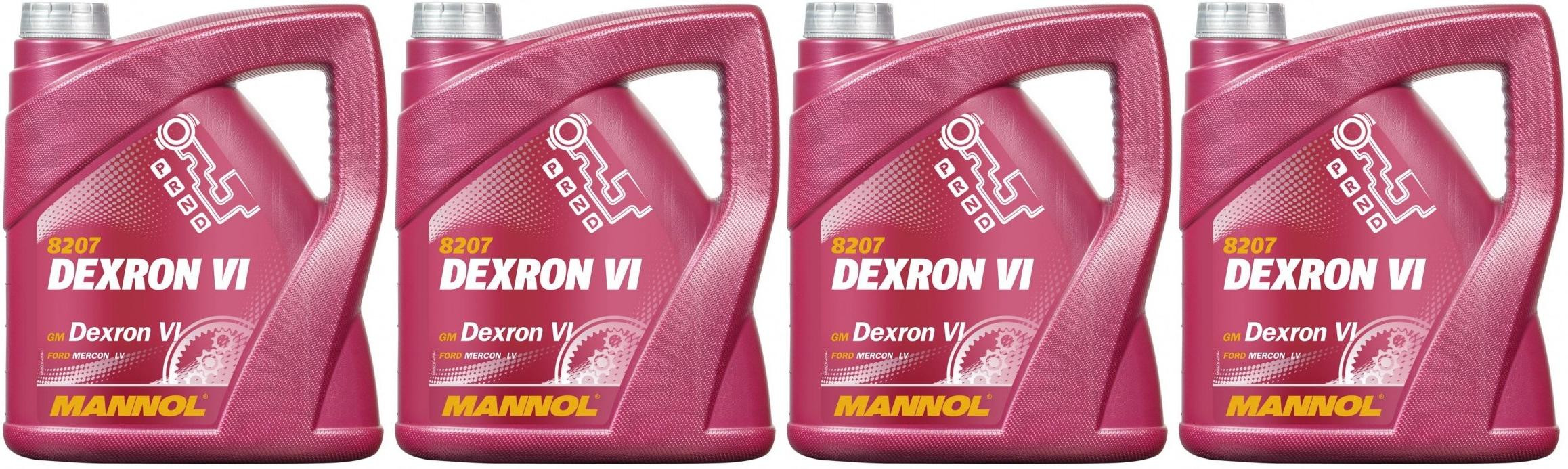 MANNOL Dexron VI 4x 4l = 16 Liter