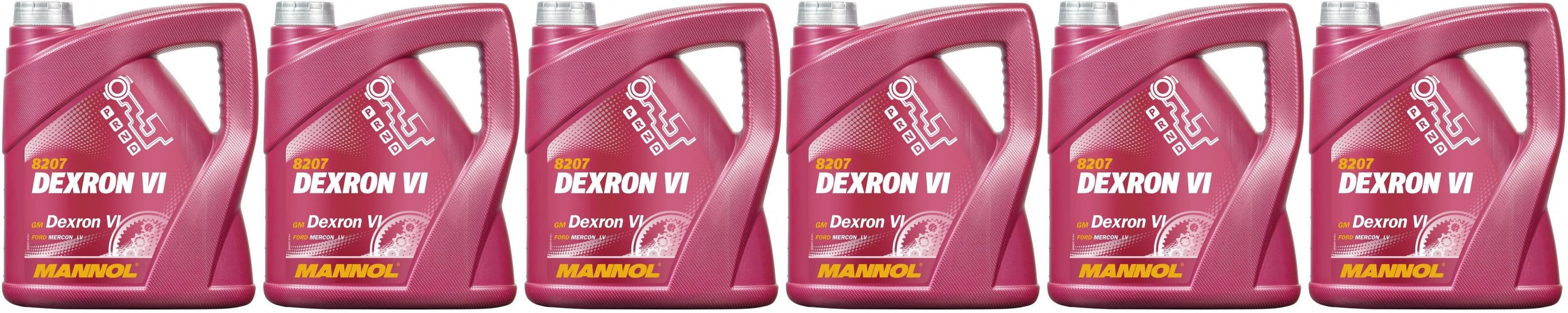 MANNOL Dexron VI 6x 4l = 24 Liter