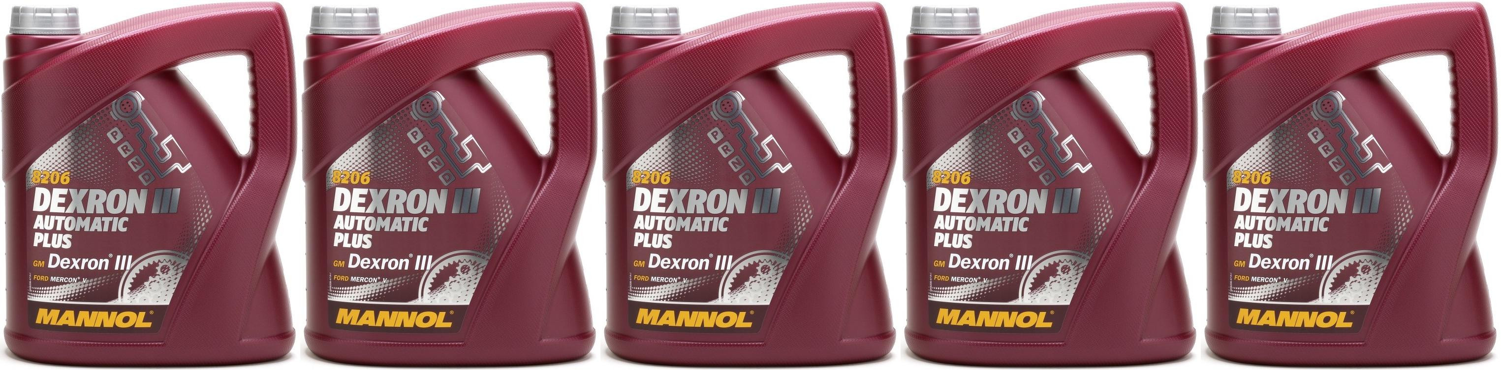 MANNOL Dexron III Automatic Plus 5x 4l = 20 Liter