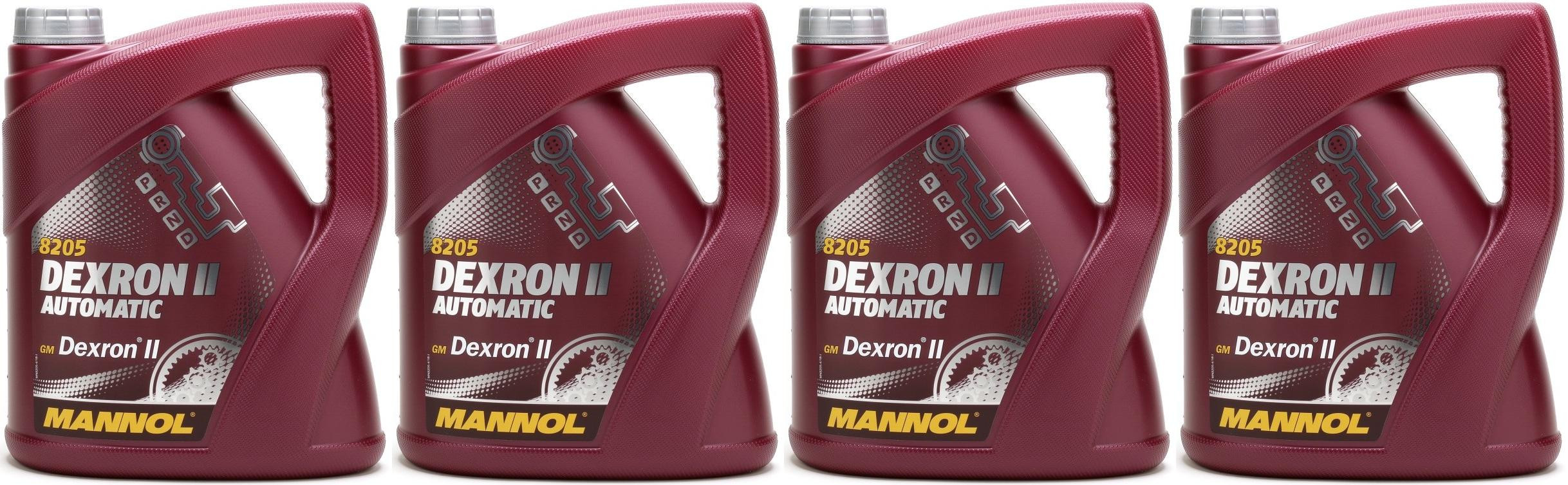 MANNOL Dexron II Automatic 4x 4l = 16 Liter