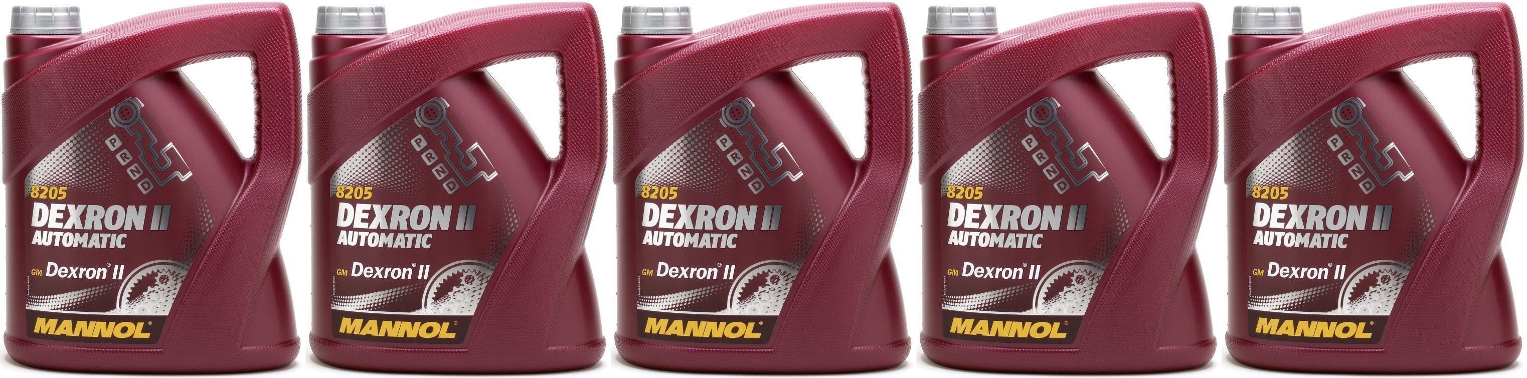 MANNOL Dexron II Automatic 5x 4l = 20 Liter