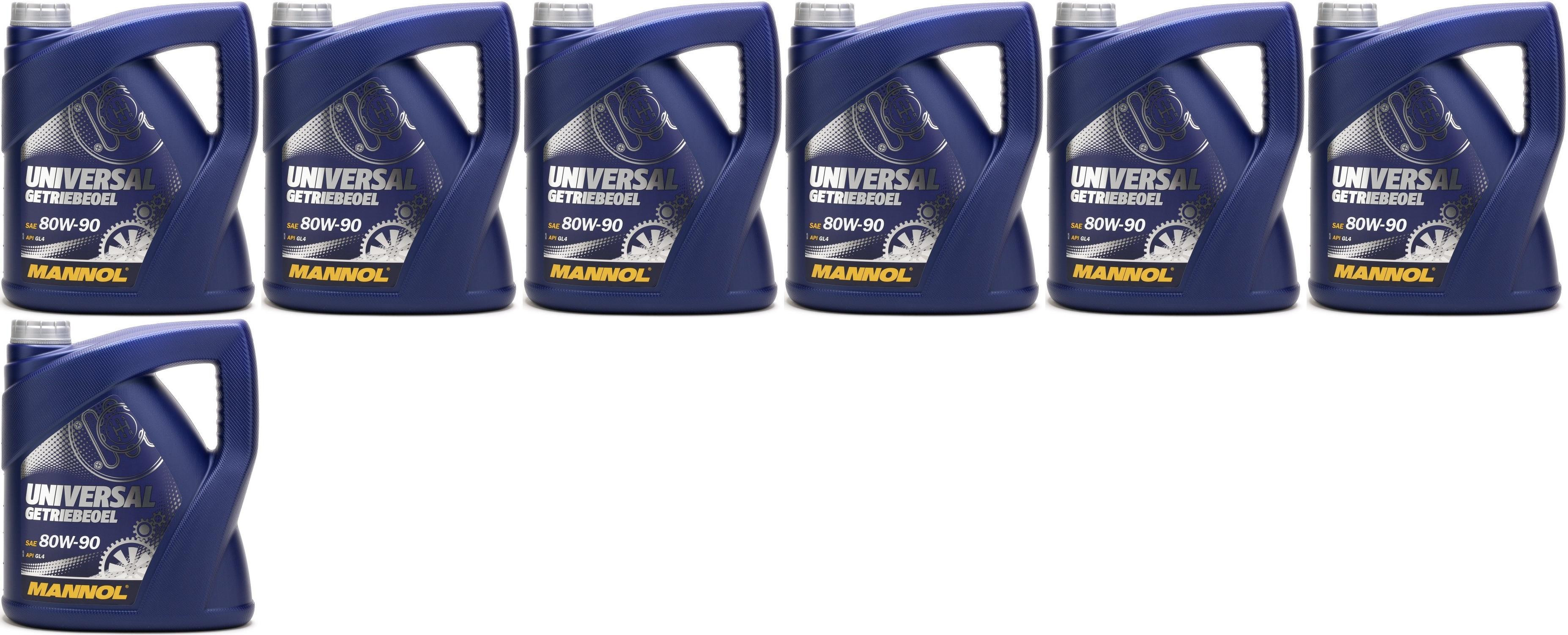 MANNOL Universal Getriebeöl 80W-90 API GL 4 7x 4l = 28 Liter