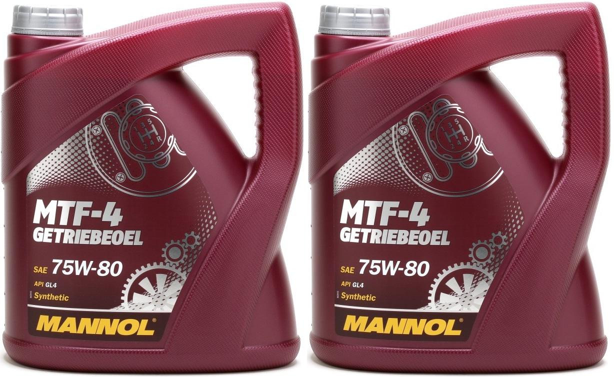 MANNOL MTF-4 Getriebeoel 75W-80 API GL-4 2x 4l = 8 Liter