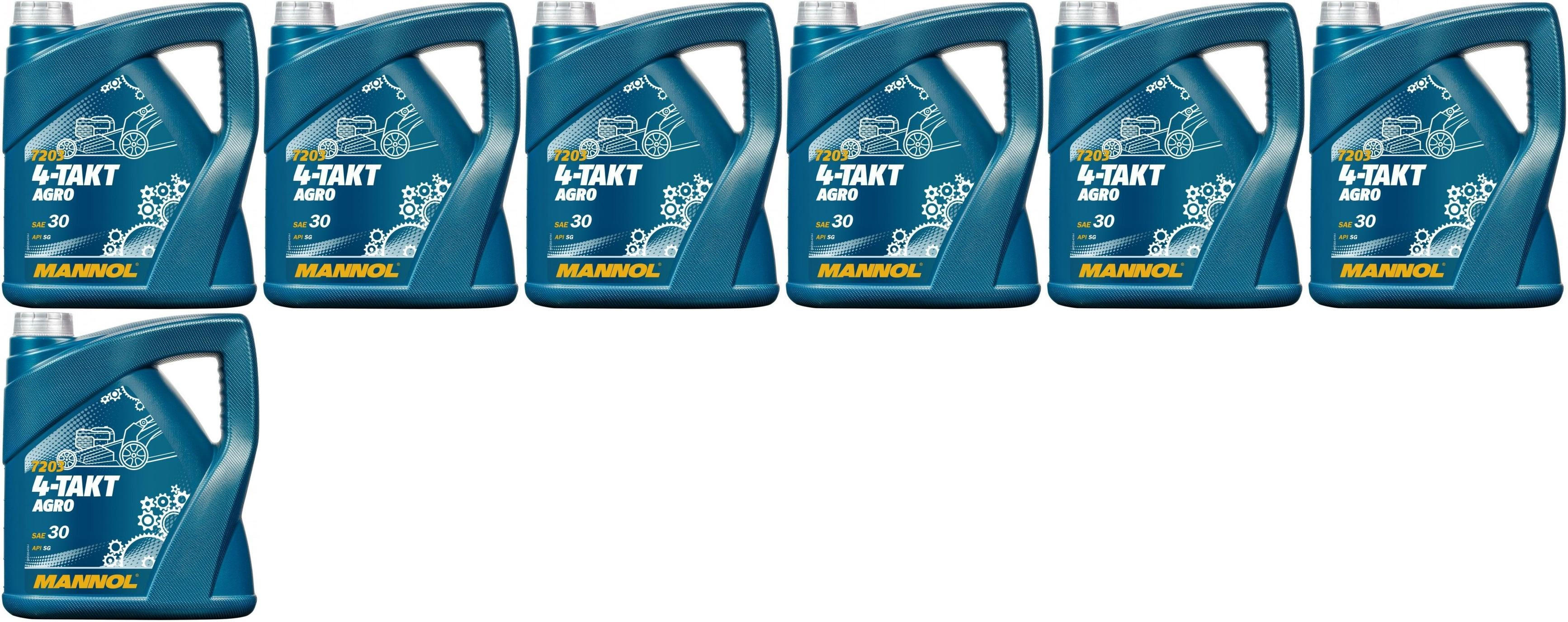 MANNOL 4-Takt Agro SAE 30 7x 4l = 28 Liter