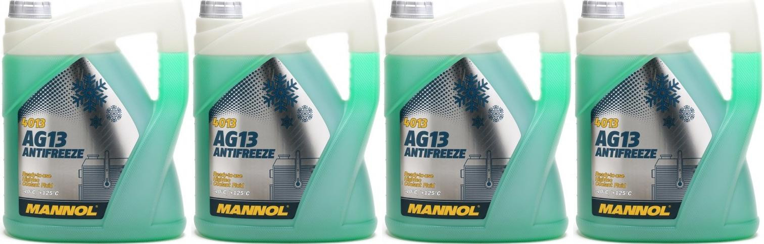 Mannol Kühlerfrostschutz Antifreeze AG13 -40 Hightec Fertigmischung 4x5=20 Liter