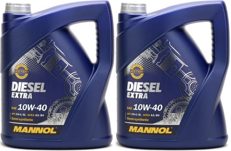 MANNOL Diesel Extra 10W-40 Motoröl 2x 5 = 10 Liter