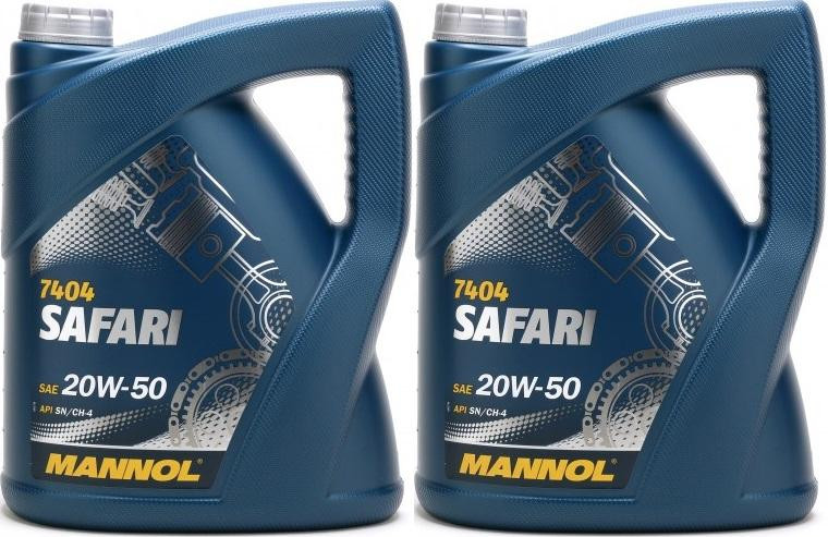 MANNOL Safari 20W-50 Motoröl 2x 5 = 10 Liter