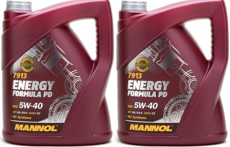 MANNOL Energy Formula PD 5W-40 Motoröl 2x 5 = 10 Liter