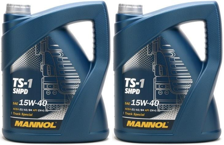 MANNOL TS-1 SHPD 15W-40 Motoröl 2x 5 = 10 Liter