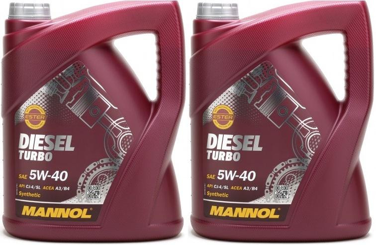 MANNOL Diesel Turbo 5W-40 Motoröl 2x 5 = 10 Liter