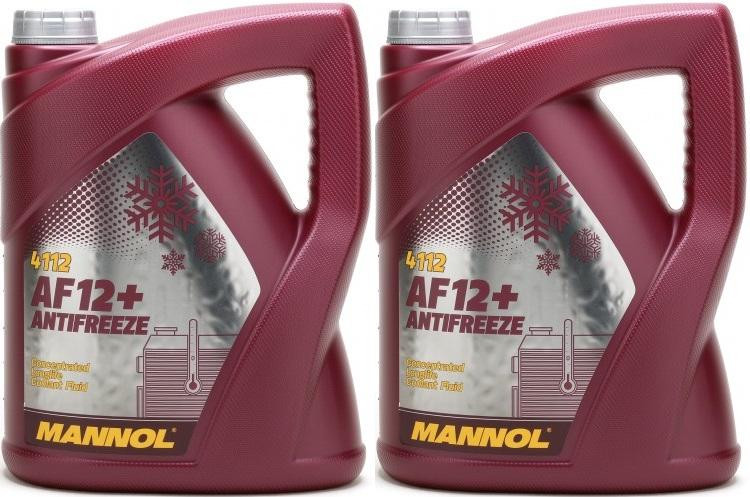MANNOL Kühlerfrostschutz Longlife Antifreeze AF12+ Konzentrat 2x 5 = 10 Liter