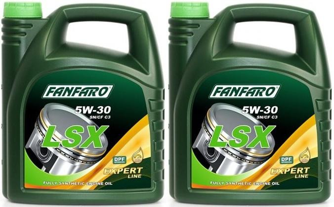 Fanfaro LSX 5W-30 Longlife 5W-30 Motoröl 2x 5 = 10 Liter