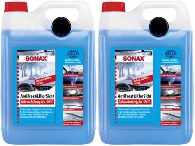 Sonax 03325000 AntiFrost & KlarSicht CLASSIC Citrusduft gebrauchsfertig 2x5=10l