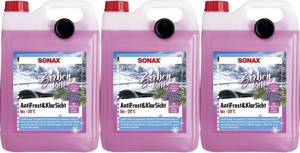 Sonax 01315000 AntiFrost & KlarSicht Zirbe bis -20°C 3x 5 = 15 Liter