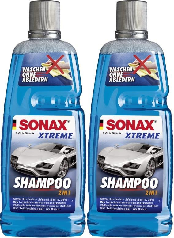 Sonax Xtreme ActiveShampoo 2 in 1, 2x 1l = 2 Liter