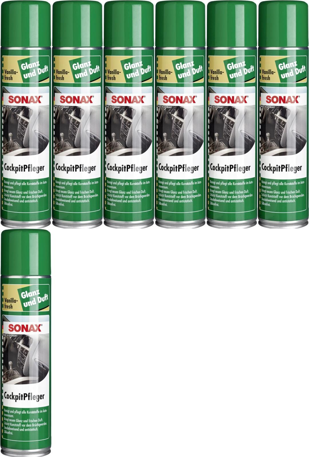 SONAX Cockpit Pfleger Vanilla-fresh 7x 400 Milliliter