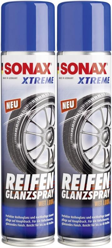 SONAX XTREME Reifen Glanz Spray 2x 400 Milliliter