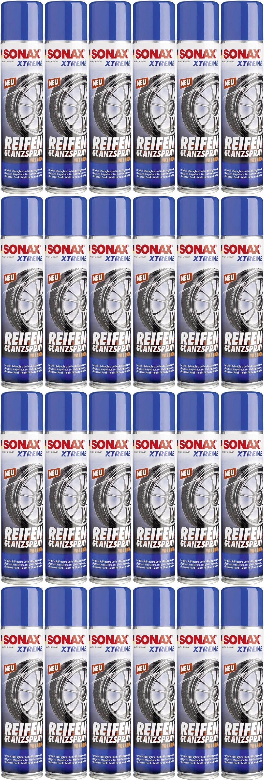 SONAX XTREME Reifen Glanz Spray 24x 400 Milliliter