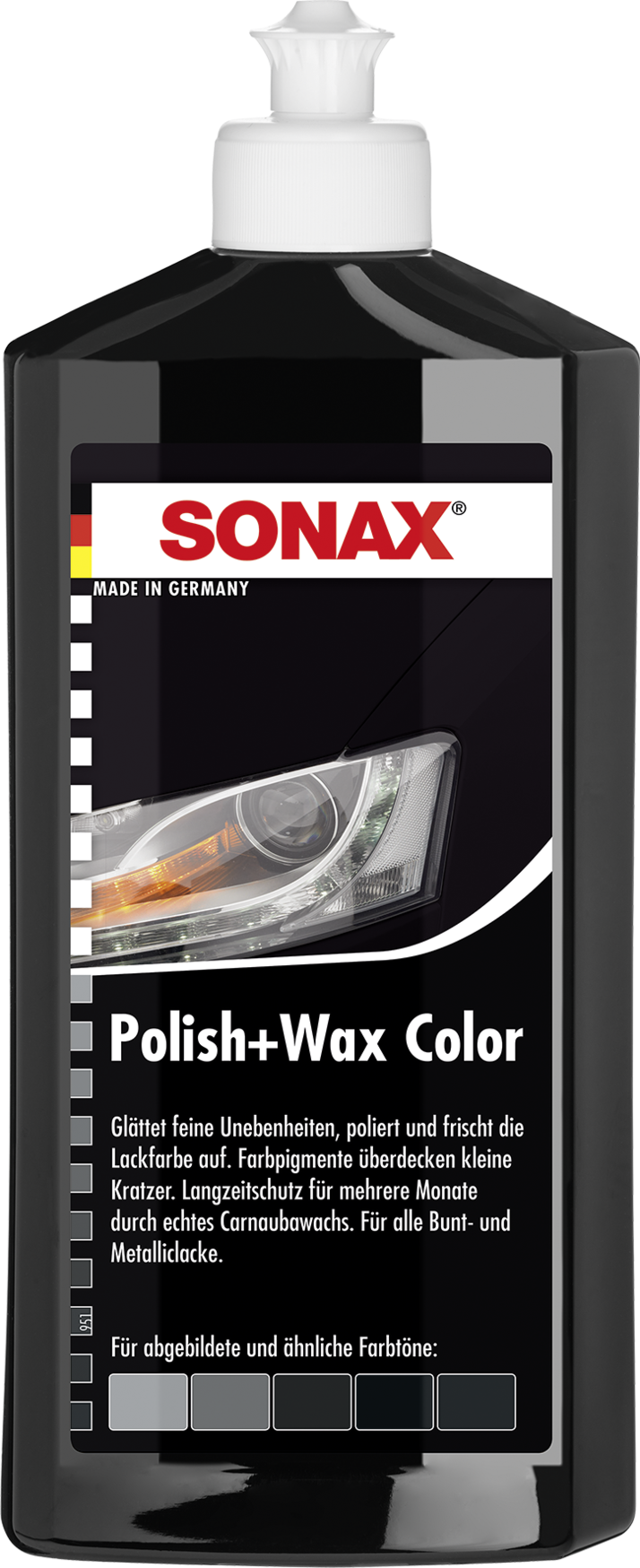 SONAX Polish & Wax Color NanoPro schwarz 500ml
